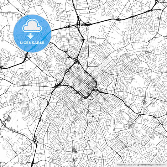 Map of Charlotte, North Carolina