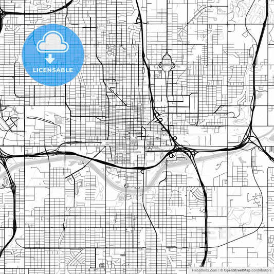 Map of Oklahoma City, Oklahoma