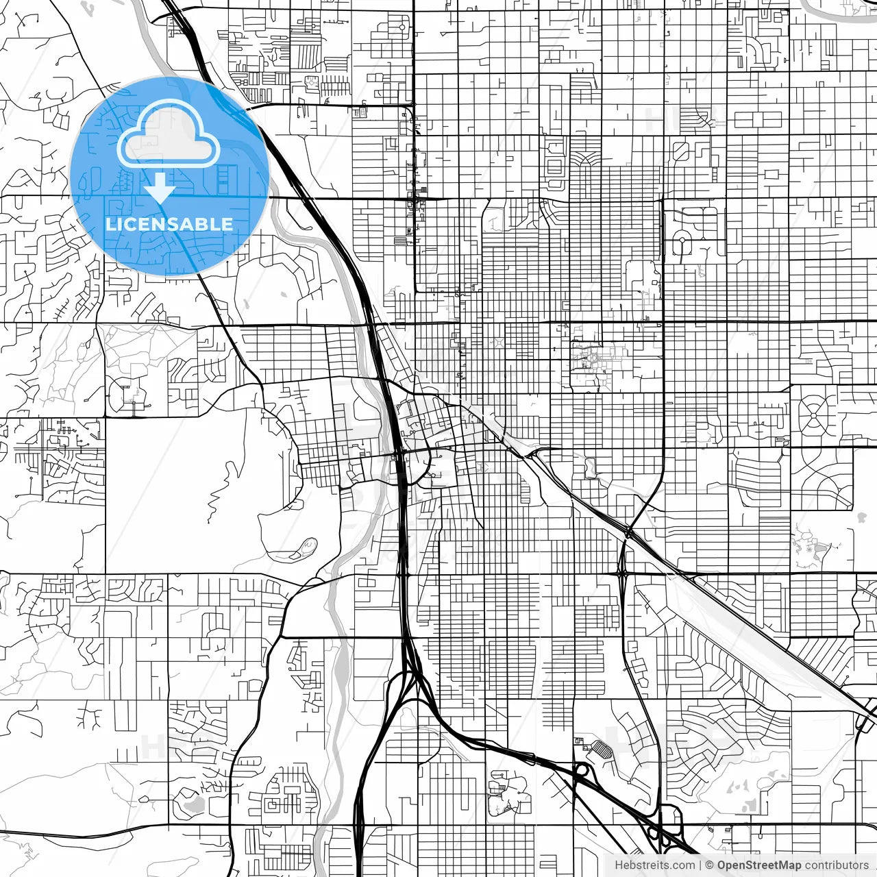 Map of Tucson, Arizona
