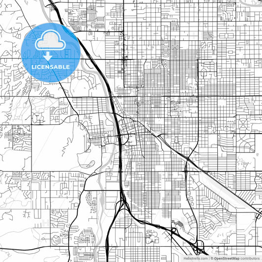 Map of Tucson, Arizona
