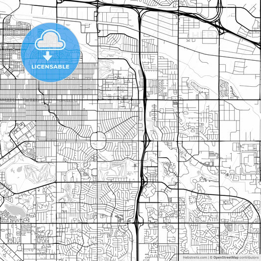 Map of Aurora, Colorado