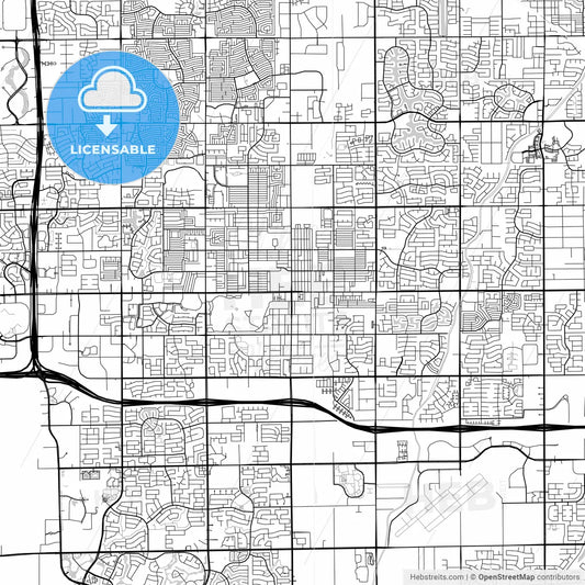 Map of Chandler, Arizona