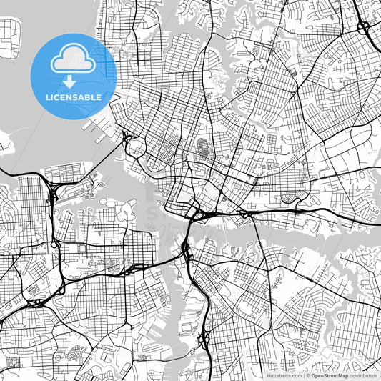 Map of Norfolk, Virginia