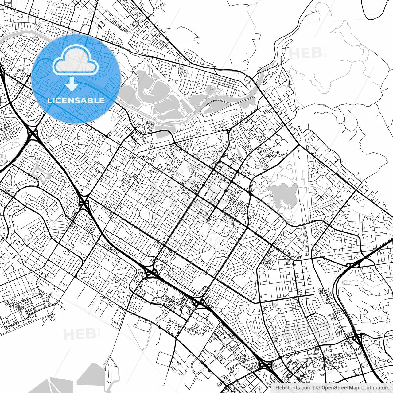 Map of Fremont, California