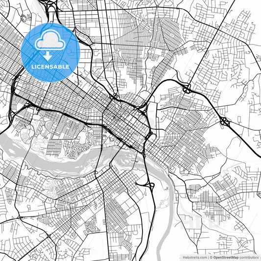 Map of Richmond, Virginia