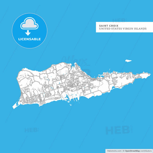 Map of Saint Croix Island