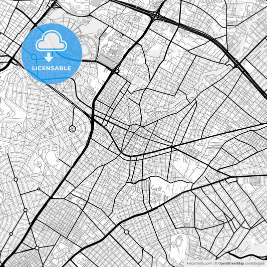 Downtown map of Chalandri, Greece