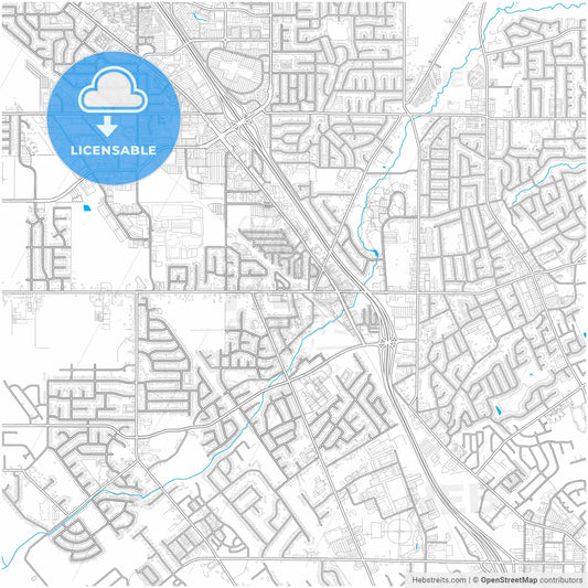 Layton, Utah, United States, city map with high resolution roads.