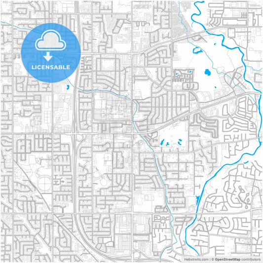 Taylorsville, Utah, United States, city map with high resolution roads.