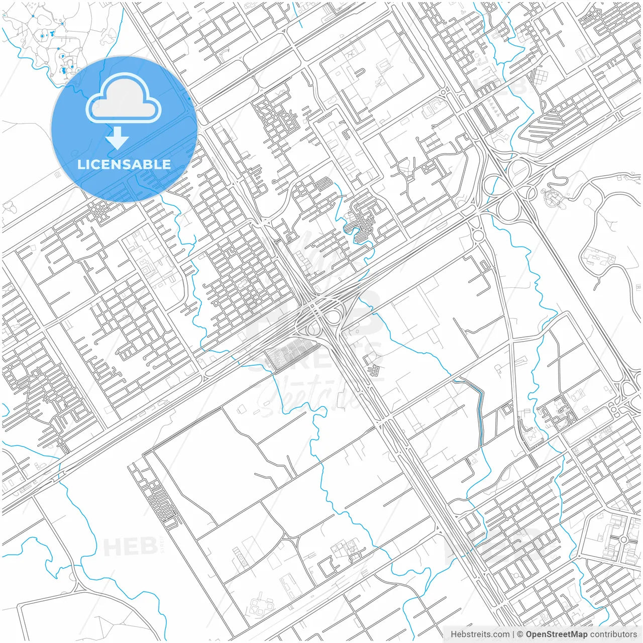 Islamabad, Islamabad, Pakistan, city map with high resolution roads.