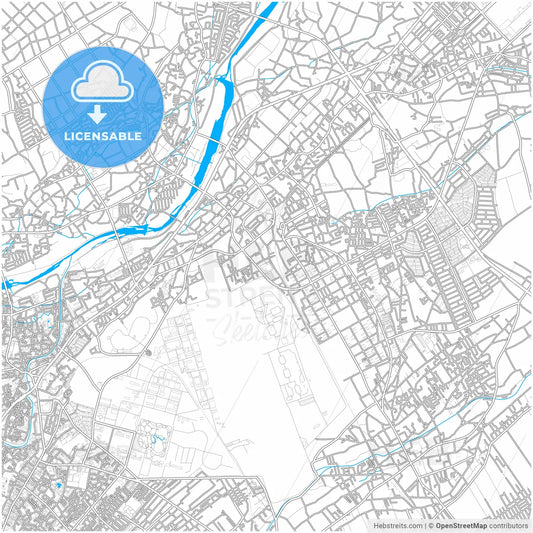 Sayama, Saitama, Japan, city map with high resolution roads.