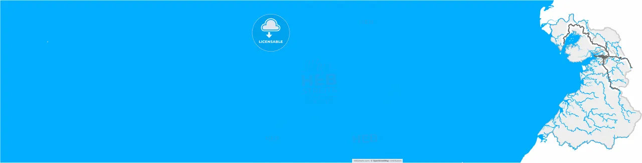 Buenaventura, Colombia, high resolution vector map - Instant download PDF and JPG