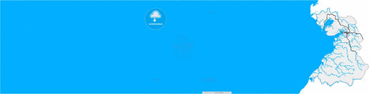 Buenaventura, Colombia, high resolution vector map - Instant download PDF and JPG