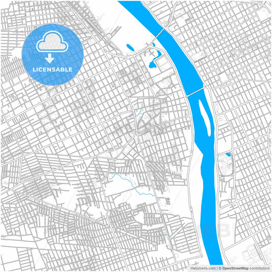 Timon, Brazil, city map with high resolution roads.