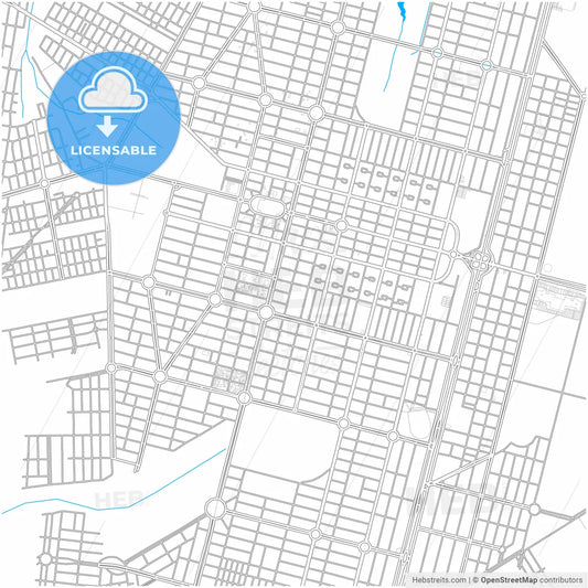 Sinop, Brazil, city map with high resolution roads.