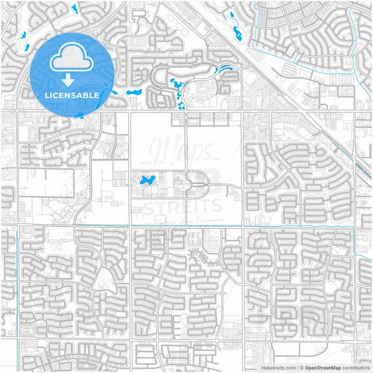 Surprise, Arizona, United States, city map with high resolution roads.