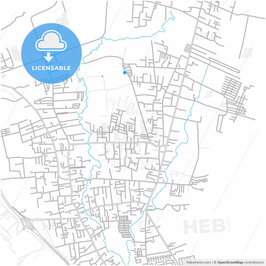 Guacara, Venezuela, city map with high resolution roads.