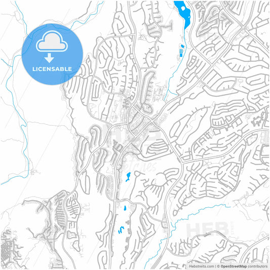 Laguna Niguel, California, United States, city map with high resolution roads.