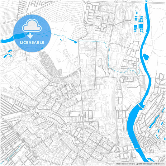 Penza, Penza Oblast, Russia, city map with high resolution roads.