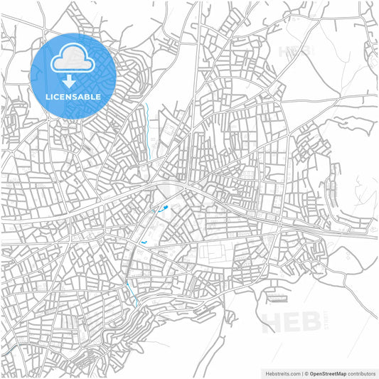 Malatya, Malatya, Turkey, city map with high resolution roads.