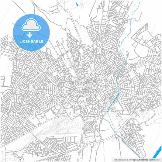 Sivas, Sivas, Turkey, city map with high resolution roads.