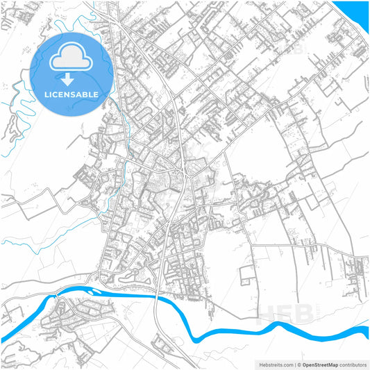 Saint-André, Réunion, France, city map with high resolution roads.