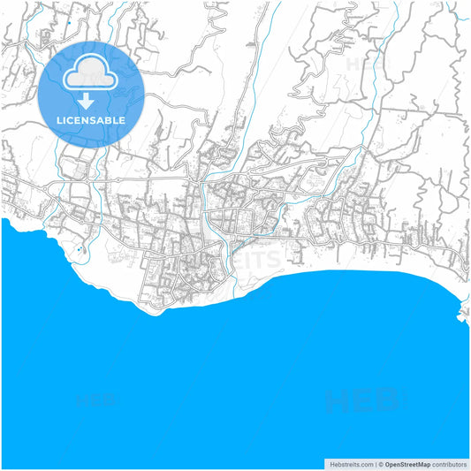 Saint-Joseph, Réunion, France, city map with high resolution roads.