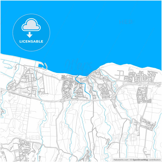 Sainte-Marie, Réunion, France, city map with high resolution roads.