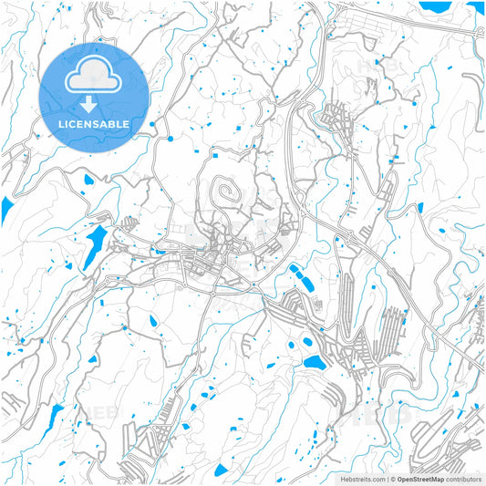 Arucas, Las Palmas, Spain, city map with high resolution roads.