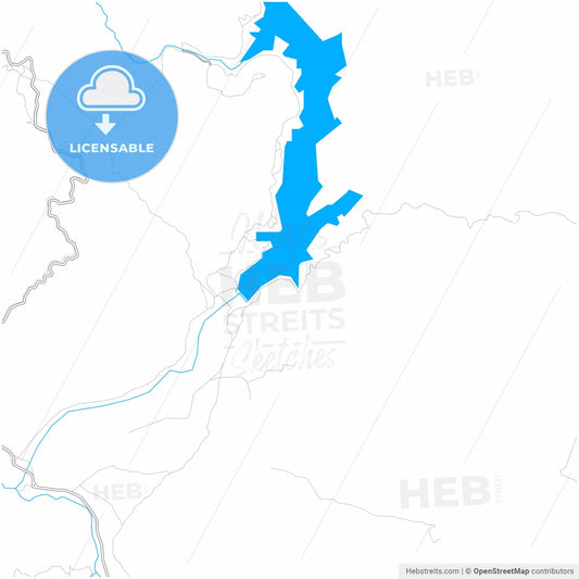Campiña, Jaén, Spain, city map with high resolution roads.
