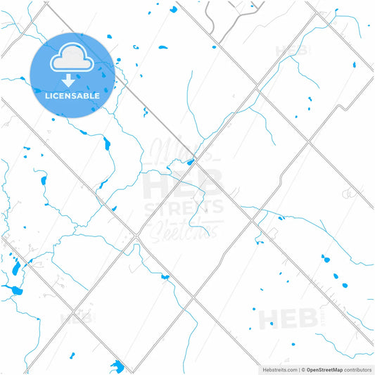 Caledon, Ontario, Canada, city map with high resolution roads.