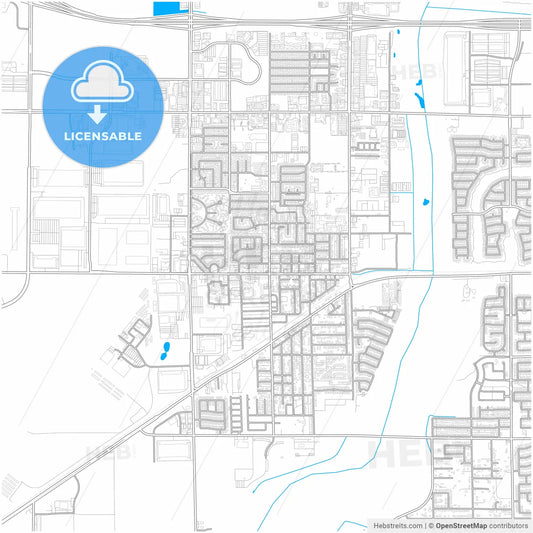 Avondale, Arizona, United States, city map with high resolution roads.