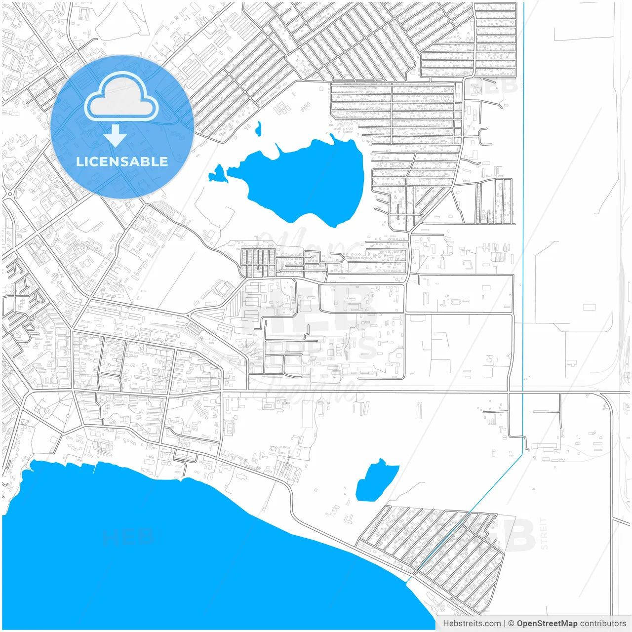 Aktau, Mangystau Province, Kazakhstan, city map with high resolution roads.