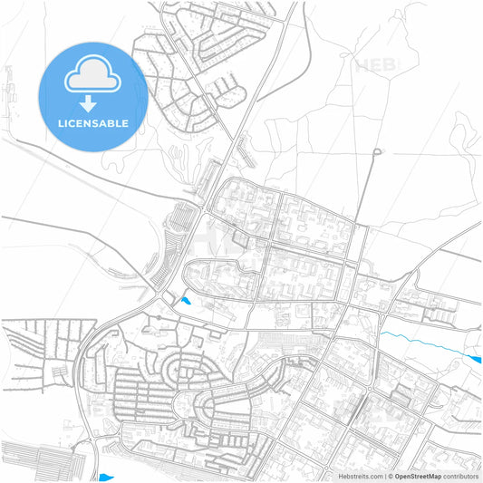 Bratsk, Irkutsk Oblast, Russia, city map with high resolution roads.