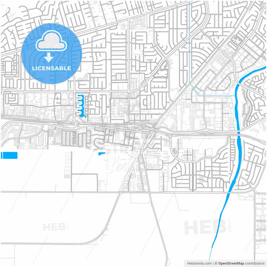 Camarillo, California, United States, city map with high resolution roads.
