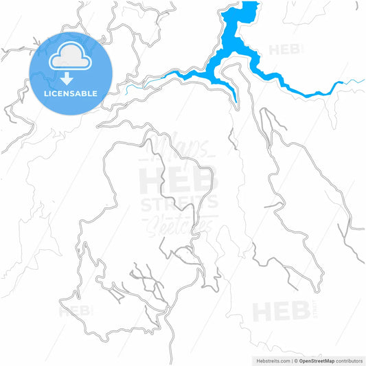 Başiskele, Kocaeli, Turkey, city map with high resolution roads.