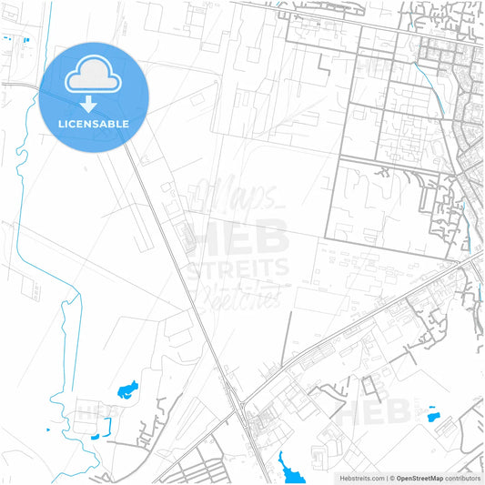 Sumqayit, Azerbaijan, city map with high resolution roads.