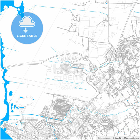 Les Abymes, Guadeloupe, France, city map with high resolution roads.