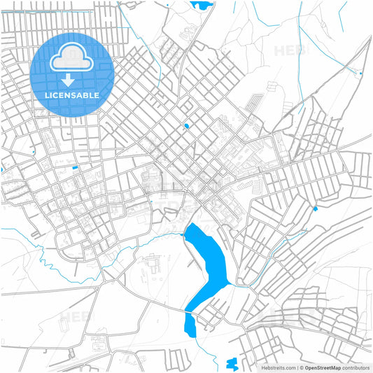 Klintsy, Bryansk Oblast, Russia, city map with high resolution roads.