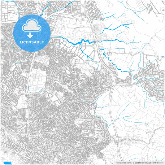 Polichni, Central Macedonia, Greece, city map with high resolution roads.