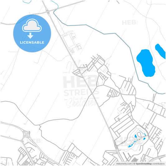 El Puerto de Santa María, 11500, Spain, city map with high resolution roads.