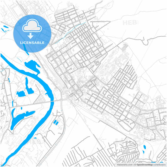 Bryansk, Bryansk Oblast, Russia, city map with high resolution roads.