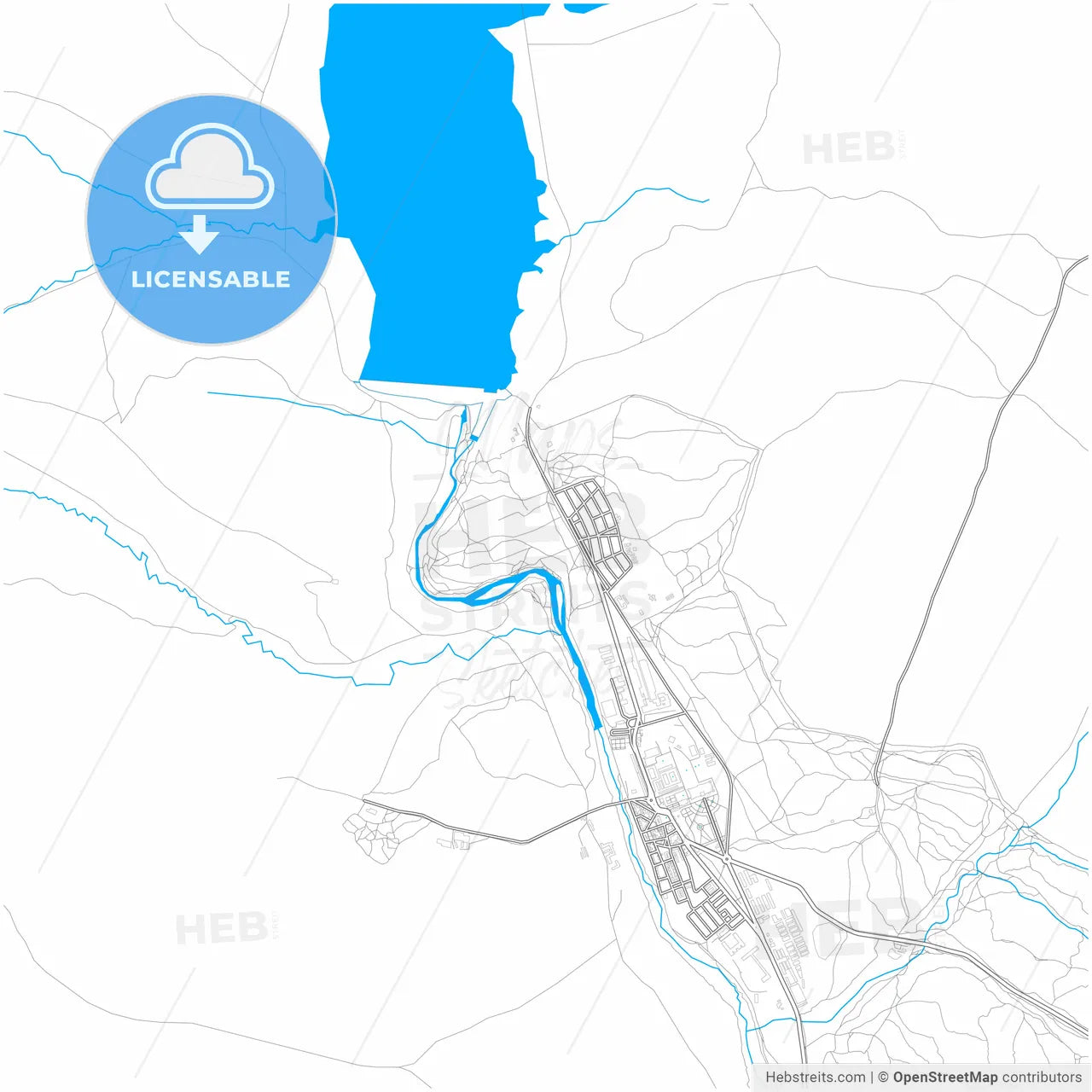 Fuencarral-El Pardo, 28048 Madrid, Spain, city map with high resolution roads.