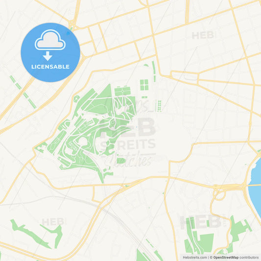 Vatican City, Vatican Vector Map - Classic Colors