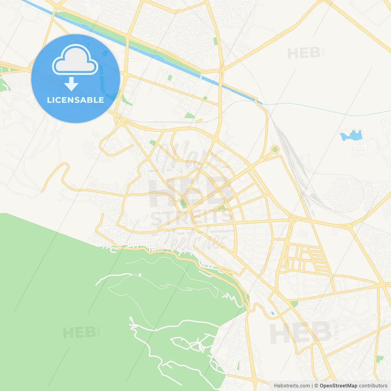 Afyon, Turkey Vector Map - Classic Colors