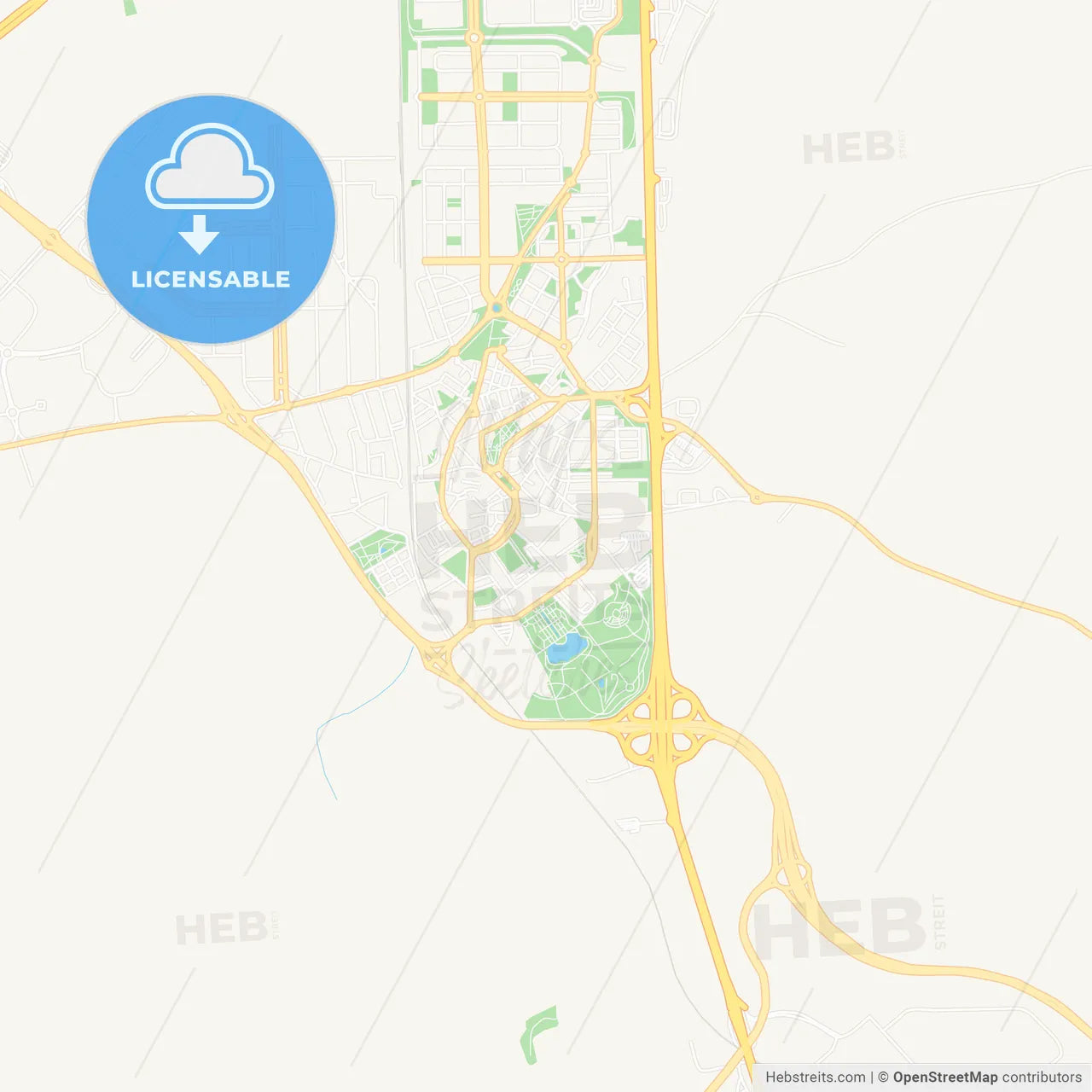 Pinto, Spain Vector Map - Classic Colors