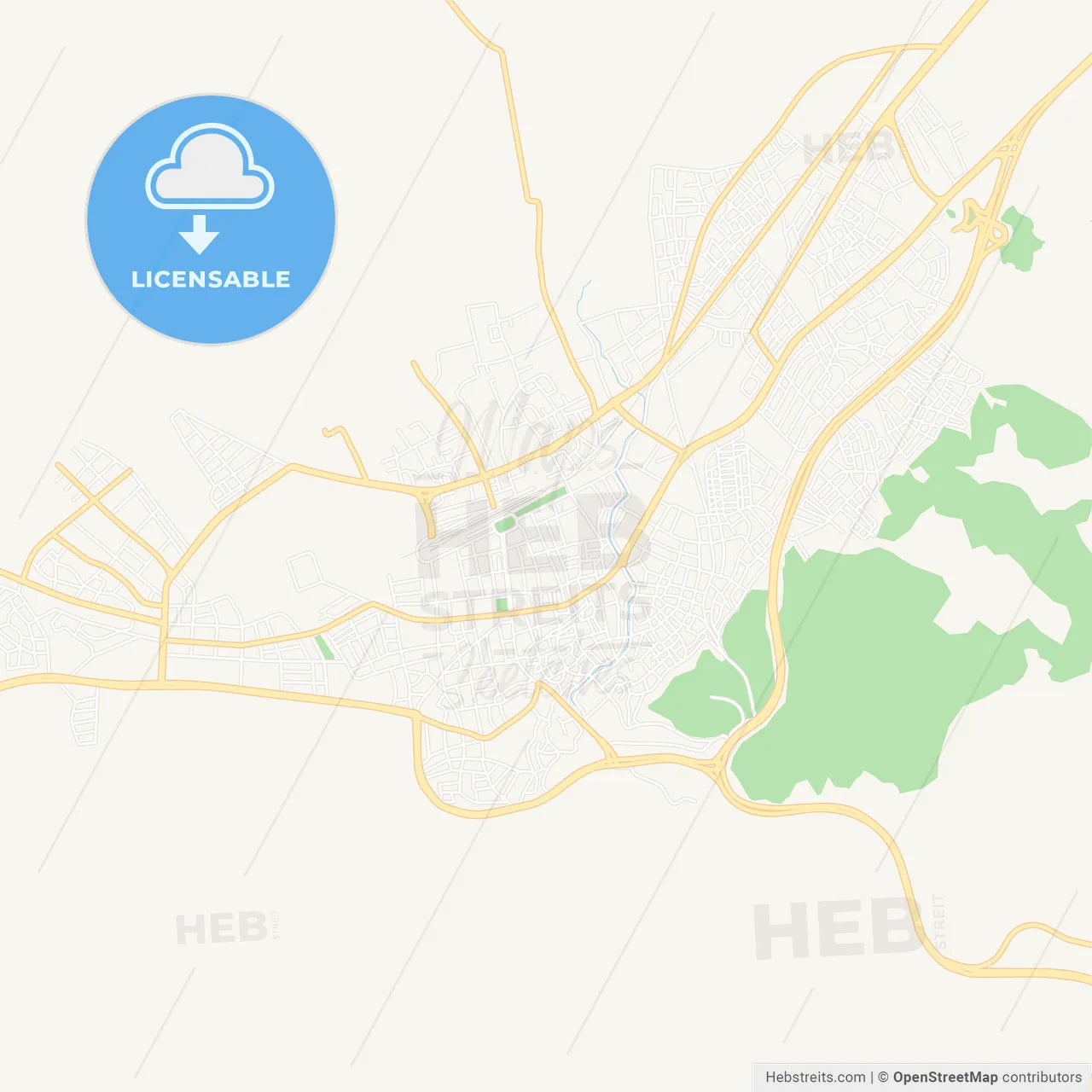 Burdur, Turkey Vector Map - Classic Colors