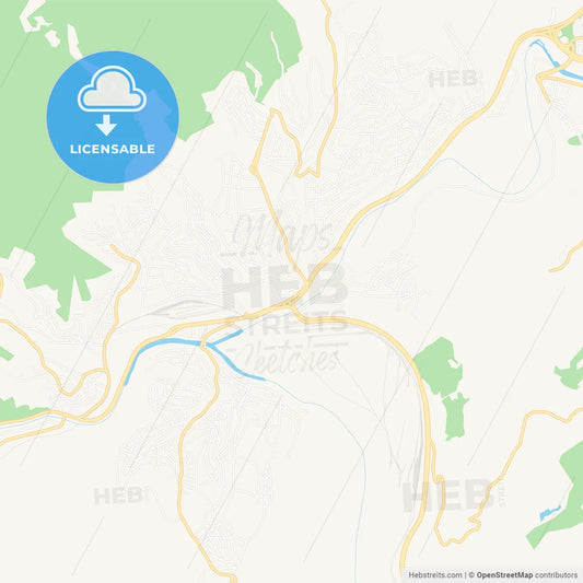 Karabuk, Turkey Vector Map - Classic Colors