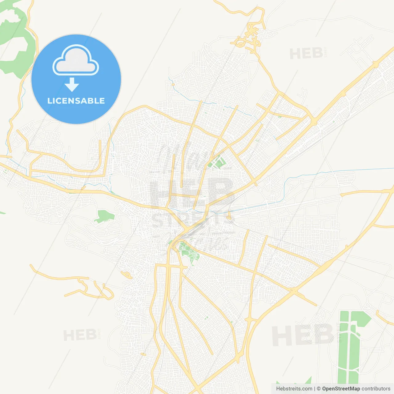 Balikesir, Turkey Vector Map - Classic Colors