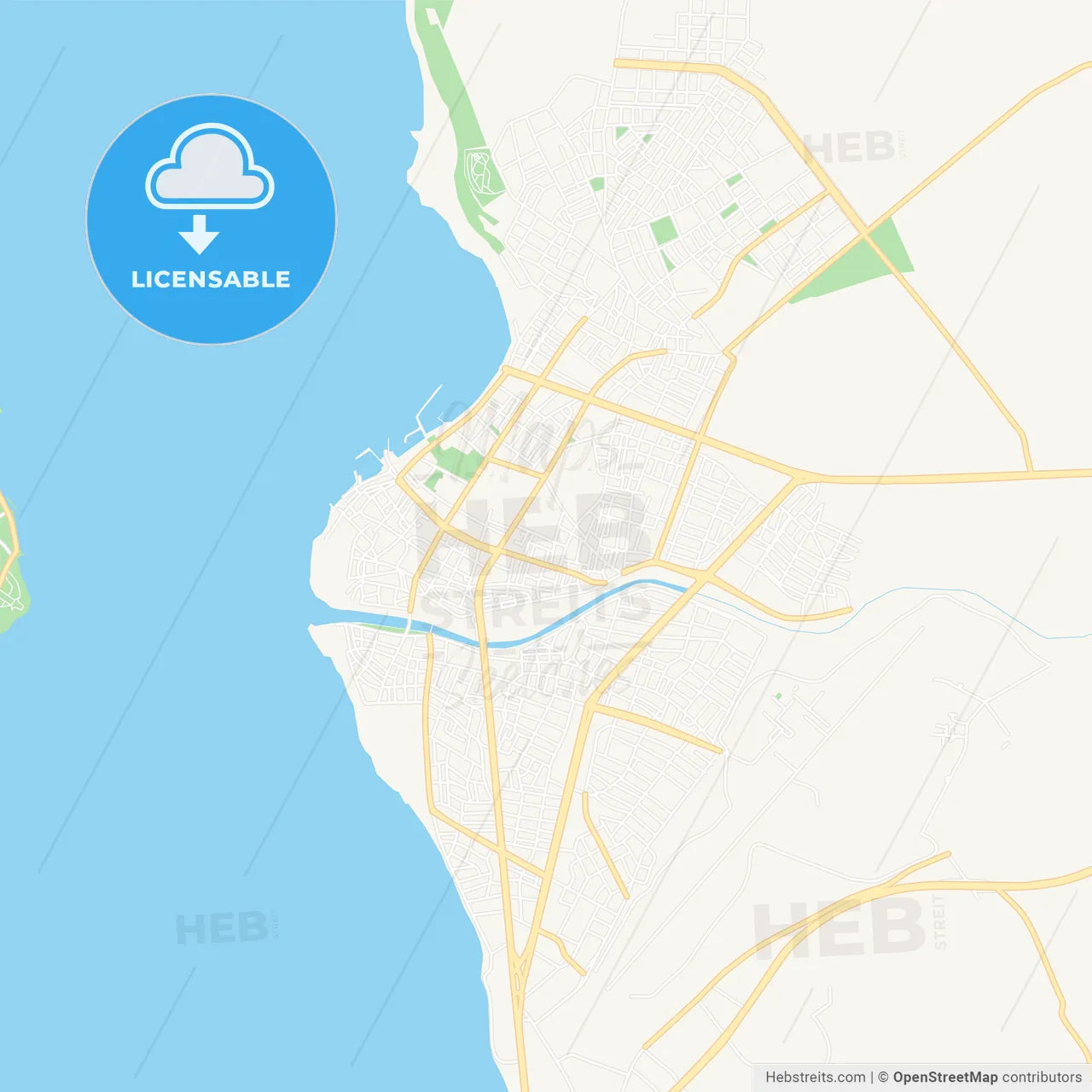 Canakkale, Turkey Vector Map - Classic Colors